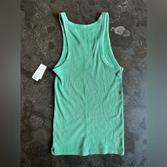 Aerie | Ribbed Green Tank Top - Picture 4 of 4